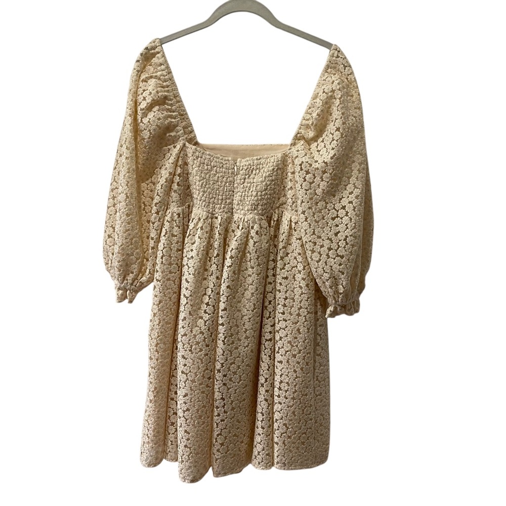 Vada Winter You Could Be The One Dress Floral Lace Mini Dress Sz. Small - Picture 7 of 10